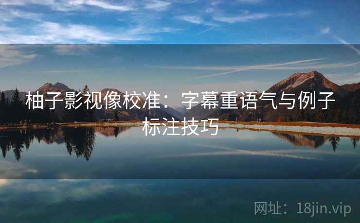 柚子影视像校准:字幕重语气与例子标注技巧